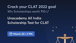 Win upto 10 Lakhs | The biggest CLAT Mock Test here #unacademy #clat