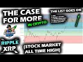 SO MANY SIGNS FOR GROWTH in Bitcoin Altcoin Market and XRP Price as STOCK MARKET NEARS ALL TIME HIGH