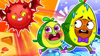 🔥 Hot vs Cold ❄️Play Safe at the Summer Playground || Best Cartoon by Pit & Penny Stories 🥑💖