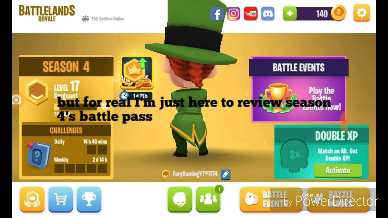 Season 4 reveiwbattlelands Royale YouTube
