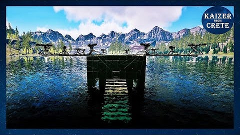 How to Raid a Raft / a Motorboat with Turrets! - ARK: Survival Evolved