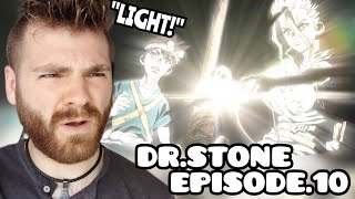 SENKU AND LIGHT | Dr. STONE | Episode 10 | ANIME REACTION