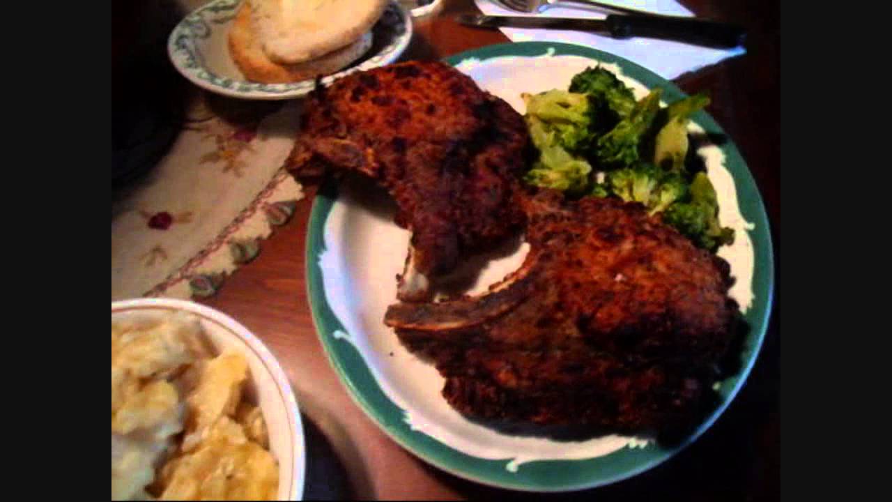 BAKED BREADED PORK CHOPS - YouTube