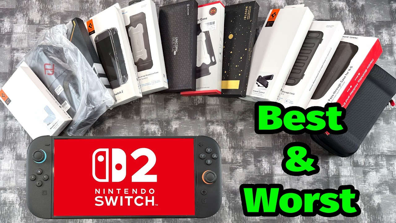 I Reviewed 12 Switch 2 Cases & Found the BEST & WORST ONES! - YouTube