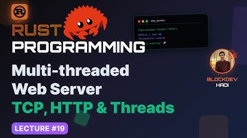 🦀 Master Rust Programming #19 | Build Multi-threaded Web Server | TCP, HTTP & Threads 🚀