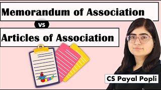 MOA vs AOA | Difference between Memorandum of Association and Articles of Association | MOA | AOA