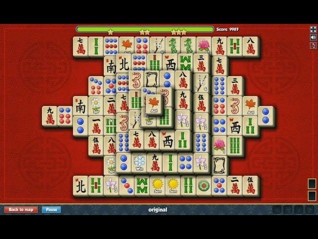 Mahjong Flores jogo online grátis