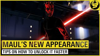 HOW TO UNLOCK the new MAUL SKIN as fast as possible! - STAR WARS Battlefront 2 screenshot 1