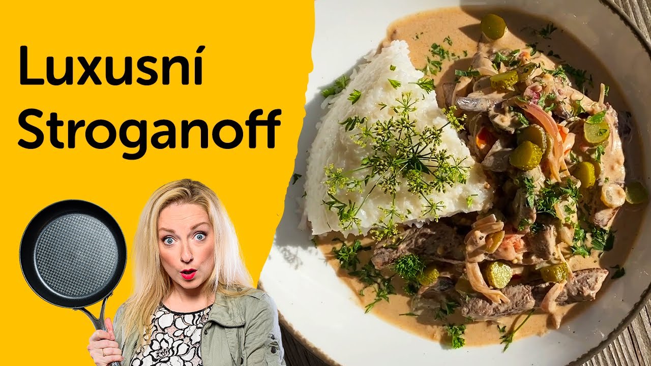 Jednoduchý, ale i tak luxusní! Minutkový guláš Stroganoff | Menu od Koko