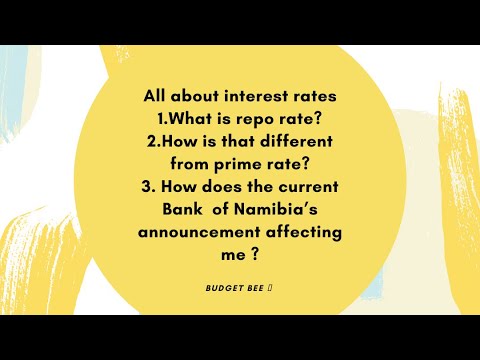 What Is Repo Rate? What Is Prime Rate And How Does It Affect You In Namibia?