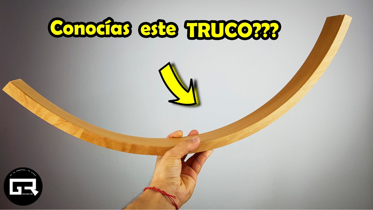 COMO DOBLAR MADERA de forma CASERA [Método FÁCIL con Resultados EXTRAORDINARIOS] CARPINTERíA