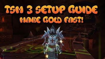 WoW Gold Guide : 250k gold plus using TSM 3 - Banker Toon Setup