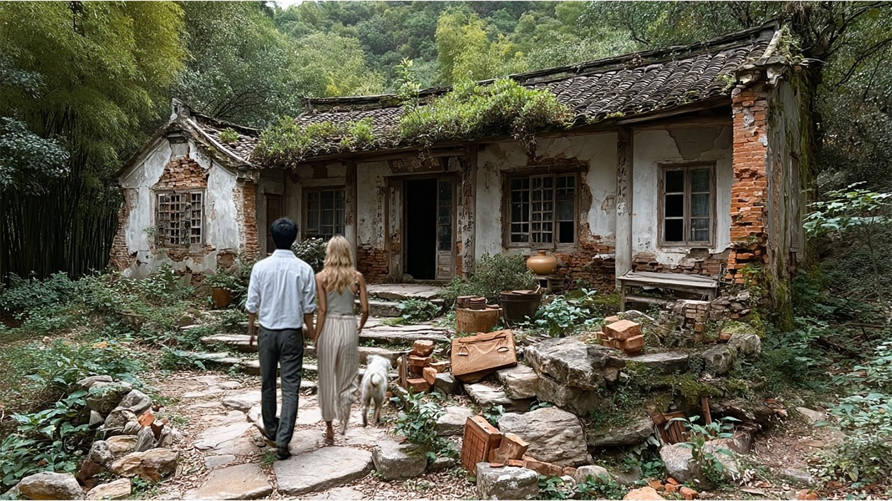 Reborn from the Ruins, a Couple Transformed an Abandoned House Into a Beautiful Living Space