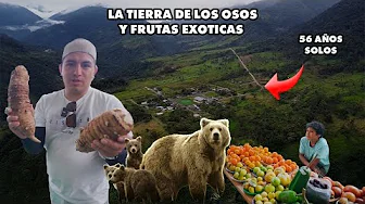 56  AÑOS VIVEN SOLOS ENTRE LAS MONTAÑAS Y SELVA ESPEZA EN EL RINCON DEL 🇪🇨, CERQUITA DE I GEO LEMA