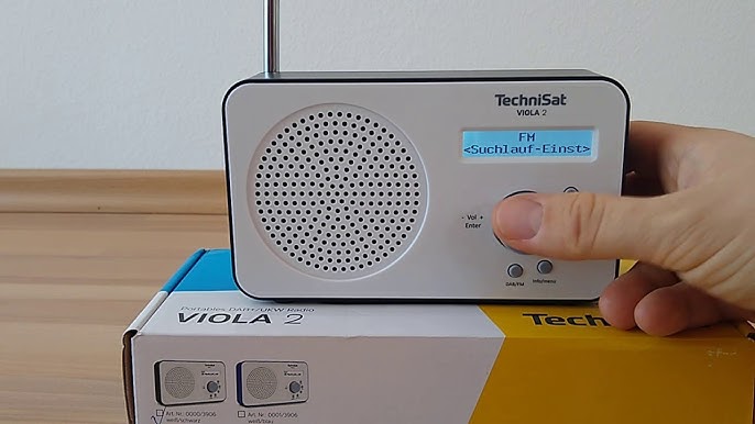 TechniSat Viola 2 Test: Kleines und günstiges DAB+ Radio! - YouTube