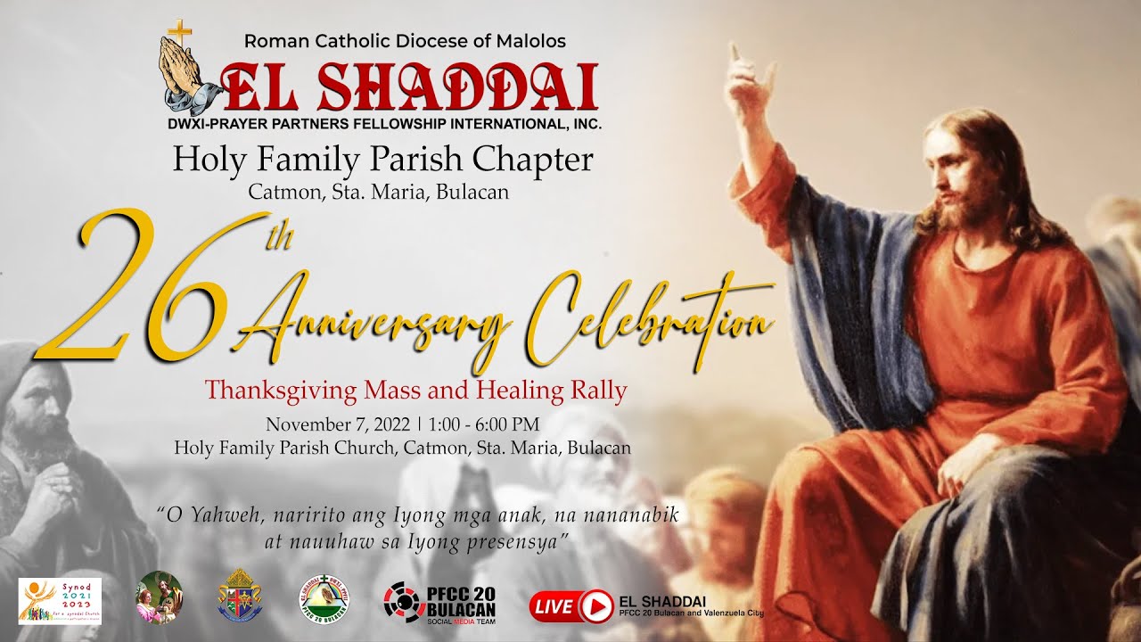 Holy Family Parish Chapter Catmon, Sta. Maria, Bulacan 26th Anniversary