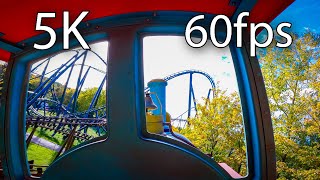 Calamity Mine front seat on-ride 5K POV @60fps Walibi Belgium