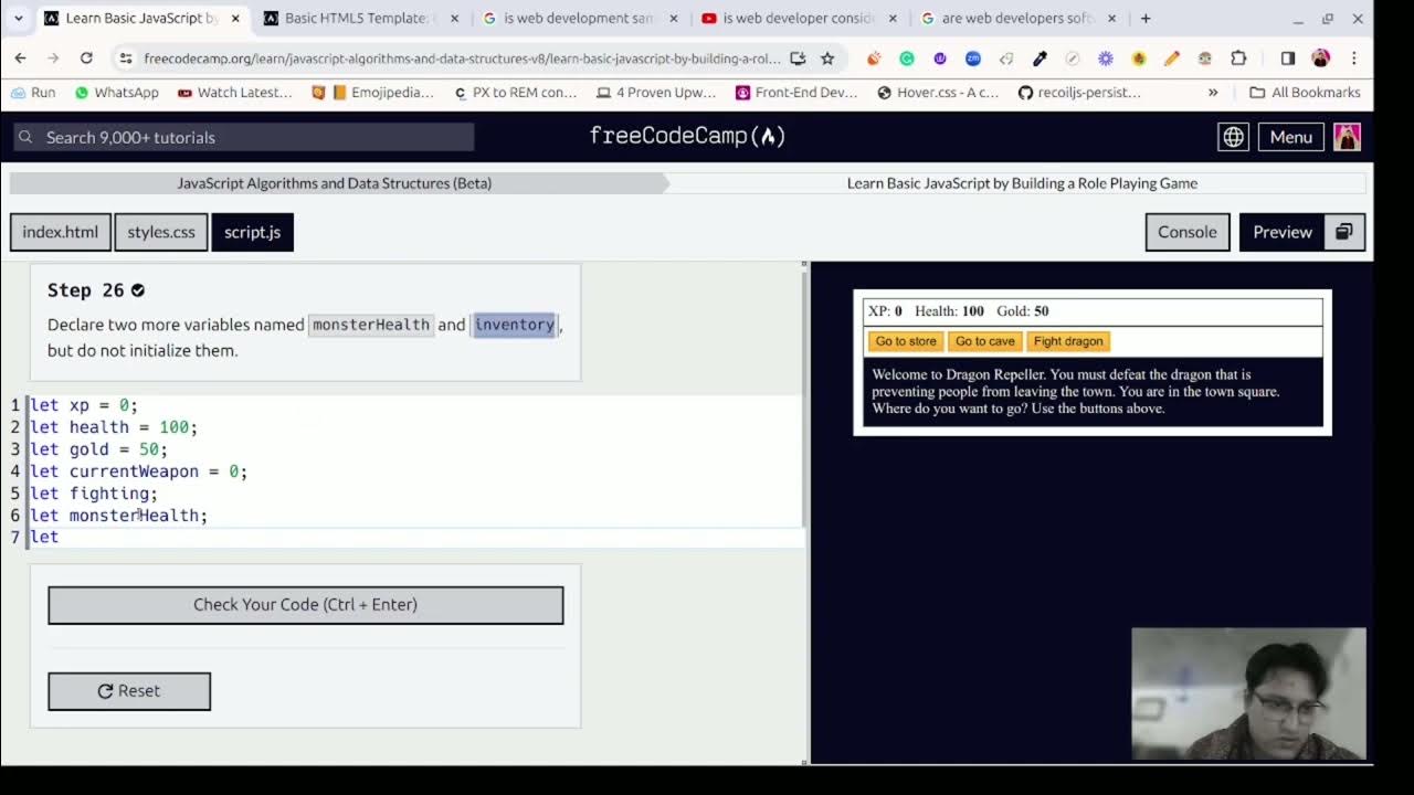 Free Code Camp Help Bangla - JavaScript Algorithms & Data Stru (Beta ...