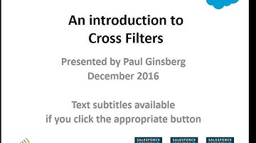 Cross Filters on Salesforce - how to guide
