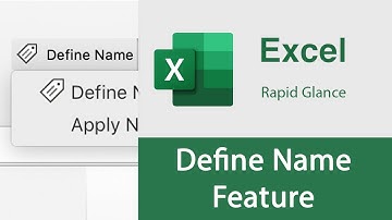 Define Name Feature Excel
