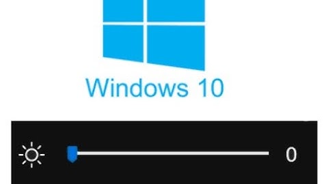 Add a Brightness Slider to Windows 10 and windows 11