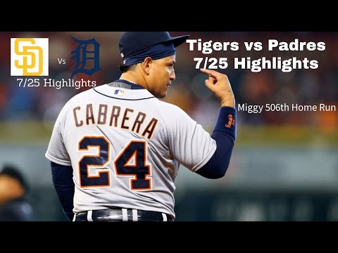 Detroit Tigers vs San Diego Padres 7/25/22 Highlights