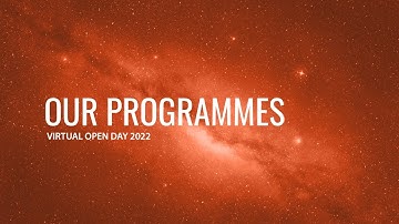 Virtual Open Day | Our Programmes | 2022