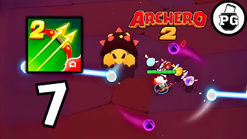 Huge Waves Of Enemies in Chapter 7 Molten Grotto 🏹 Archero 2 - Gameplay Walkthrough |Part 7|