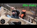 Roof Extended to Keep Snow Away | Sawmill Shed Build - Episode 8