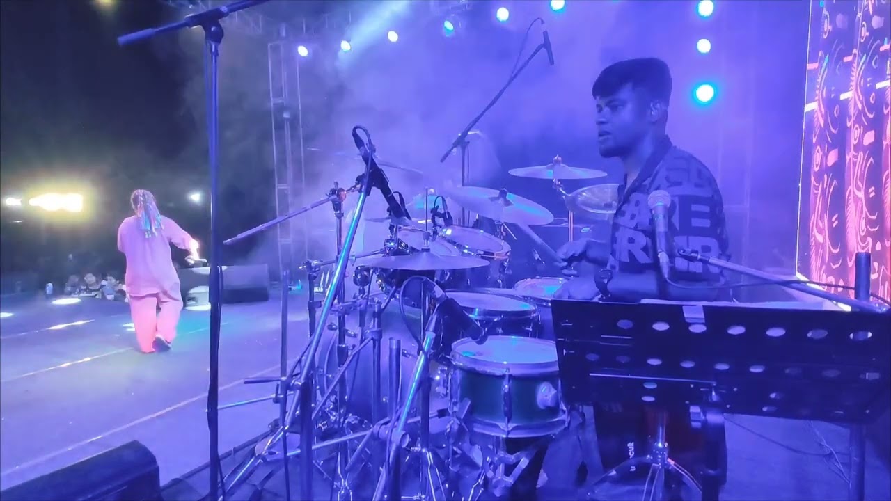 Chaleya Live Drum Cam with Ananya Chakraborty & The Bohemian Baul