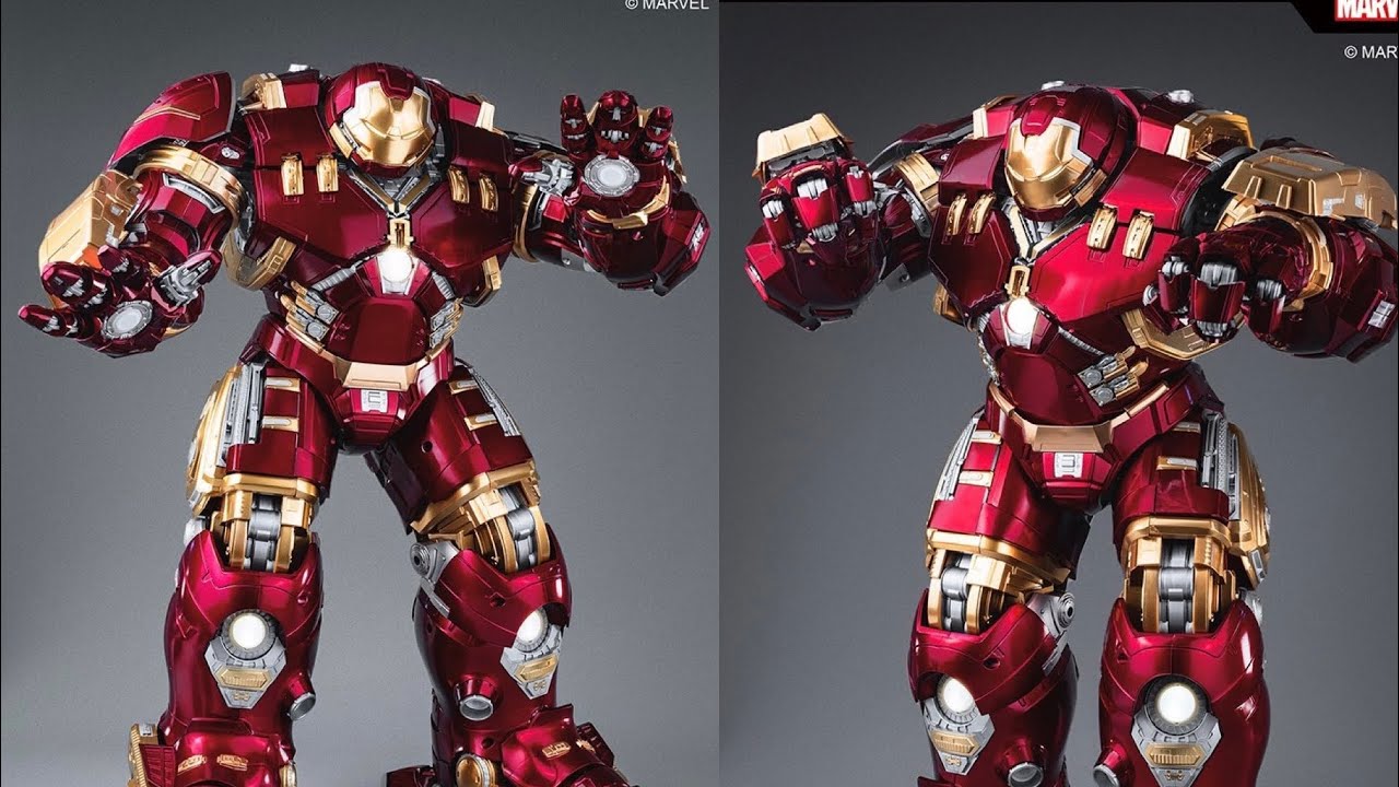 New iron man Hulkbuster model kit figure in hand images fond joy