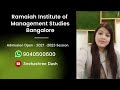 RIMS Bangalore | MBA| PGDM |PGPM | RIFS Certifications | Avg Pck – Rs. 5.13 L| High Pck -Rs. 10.8L