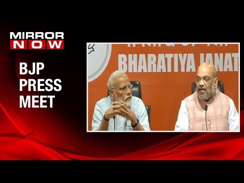 PM Narendra Modi and BJP Chief Amit Shah brief the media | 2019 Lok Sabha Elections