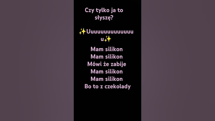 Czy tylko ja to słyszę???