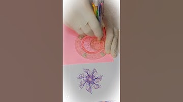 Spirograph art / asmr spirograph / satisfying video #spirograph #art #satisfyingvideo