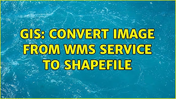 GIS: Convert image from WMS service to Shapefile