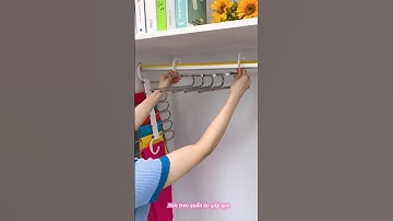 Móc treo quần áo nhiều tầng đa năng móc treo thông minh gấp gọn tiết kiệm diện tích.