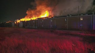 At least 70 people displaced after 4-alarm fire ravages apartment complex