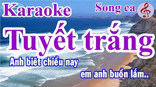 Karaoke Tuyết Trắng Song Ca 90 
