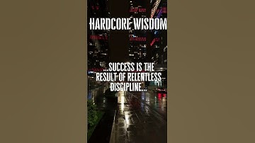 Hardcore Wisdom | Success Is The Result #determination