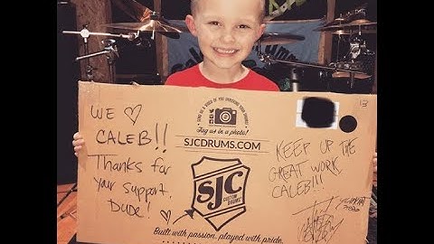 SJC Family Caleb unboxes his new Pathfinder floor tom!