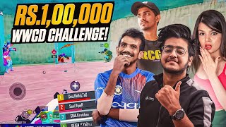 ₹1,00,000 WWCD Challenge!🍗 Fielding In Appartments ft. Rega, Krutika & Yuzi bhai🤣