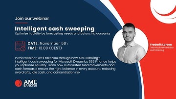AMC Webinar - Intelligent cash sweeping