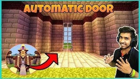2 Easy Sculk Sensor Redstone Builds in Minecraft Bedrock 1.19! || How to make Automatic doors!