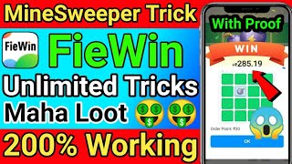 fiewin Minesweeper trick || Mine sweeper tricks || fiewin app || Mine sweeper trick || fiewin screenshot 2