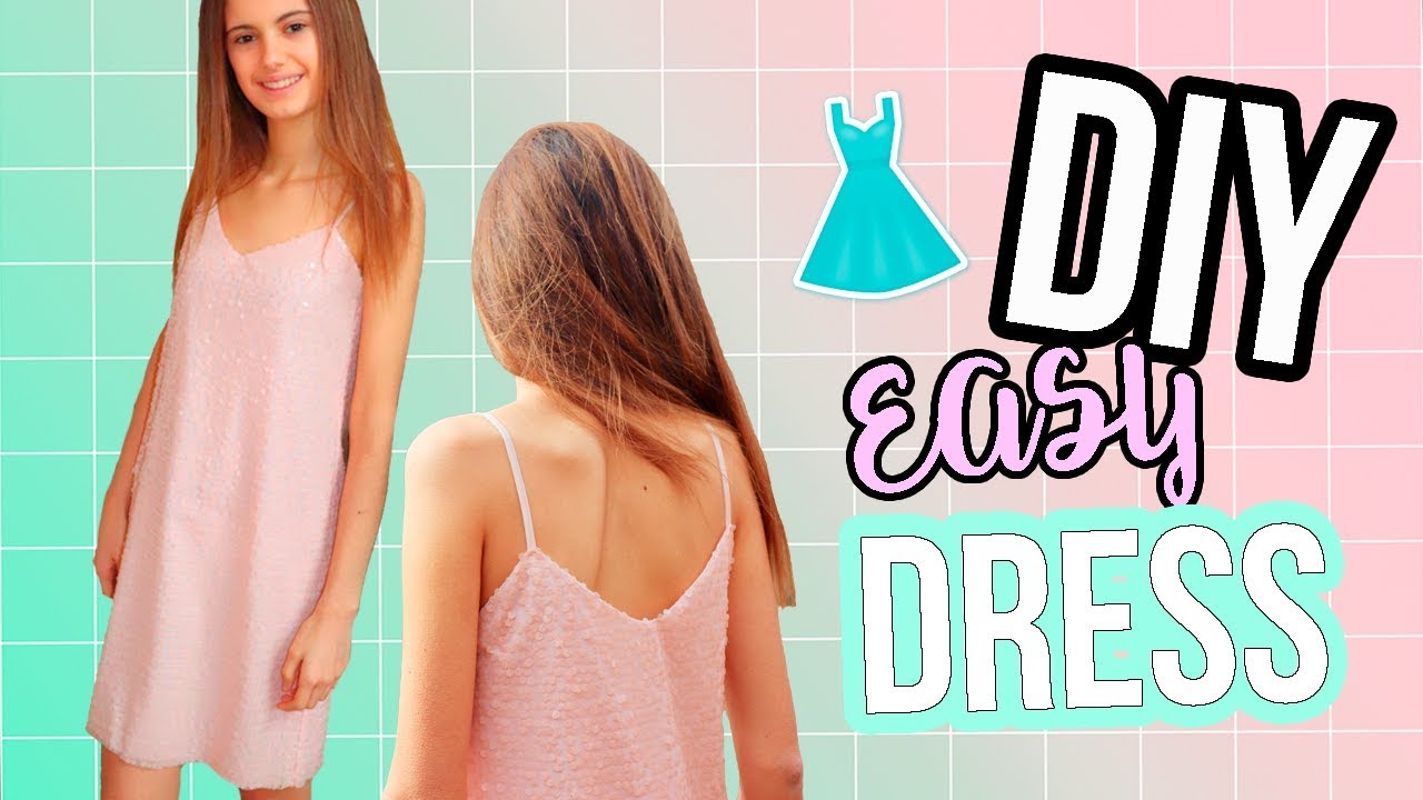 Cómo hacer un vestido lencero muy fácil - DIY SLIP DRESS