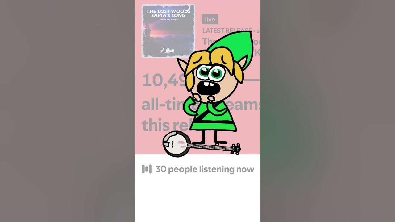 Zelda Lost Woods Banjo Cover Hit 10.5K Streams in a Day! (Thank You ❤️) Zelda Lost Woods Banjo Cover Hit 10.5K Streams in a Day! (Thank You ❤️)