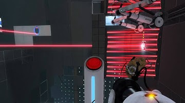 Portal 2 - Peek-a-Portal in sp_a4_laser_platform