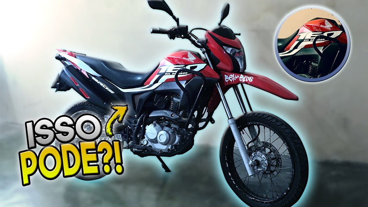 TODAS AS MODIFICAÇOÊS DA MINHA MOTO - BROS 160