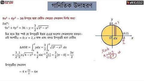 অধ্যায় ১০ - যোগজীকরণ - ক্ষেত্রফল নির্ণয় পর্ব- ২ [HSC]